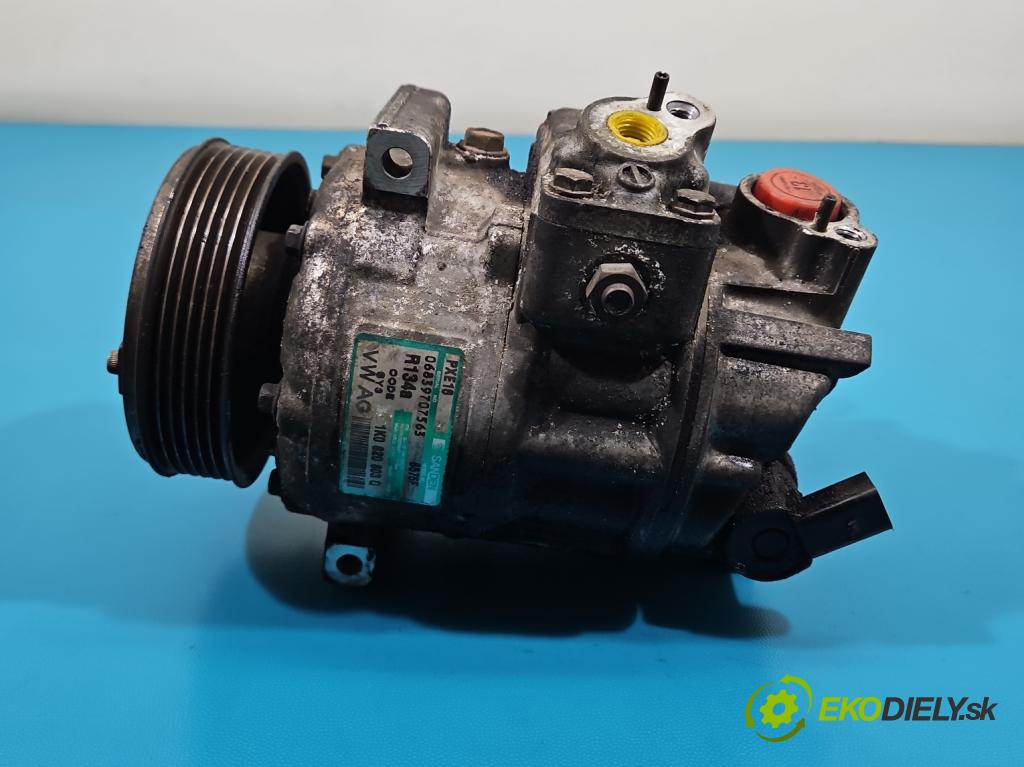 Vw Passat B6 2005-2010 2.0 tdi 140 HP manual 103 kW 1968 cm3 4- Kompresor: klimatizácie 1K0820803Q (Kompresor klimatizácie)