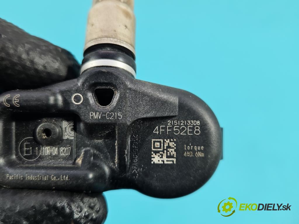 Toyota Rav4 V 2018- 2.5 hybrid 178HP: automatic 131 kW 2487 cm3 5- snímač tlak: pneumatika PMV-C215 (Snímač tlaku v pneumatike)