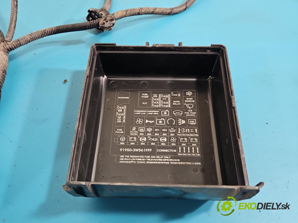 Kia Sportage III 2010-2015 1.6 GDI 135 hp manual 99 kW 1591 cm3 5- skříňka pojistková 91950-2S010 (Pojistková skříňka)