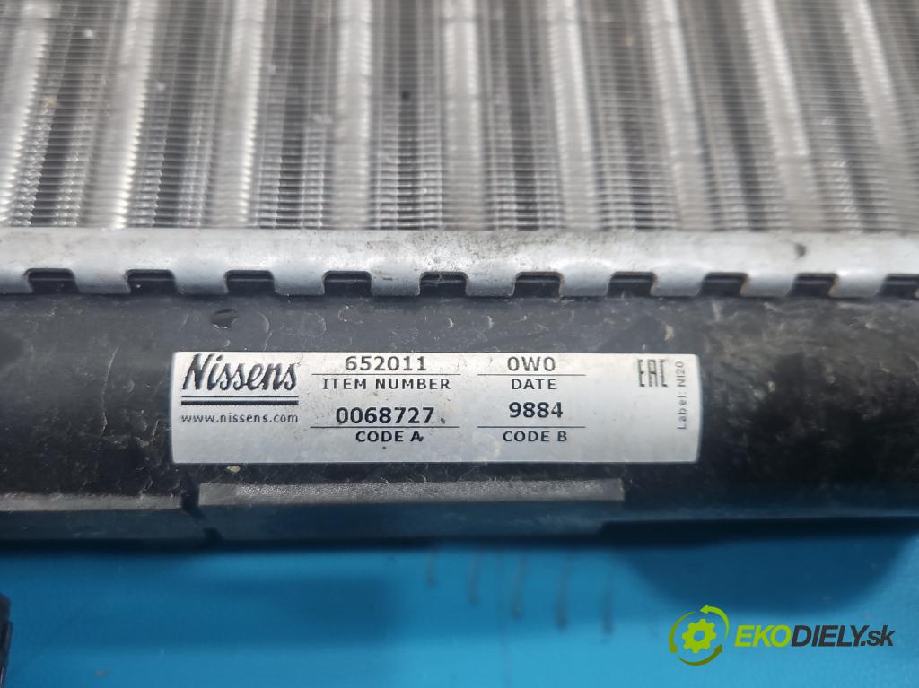 Audi A3 8L 1996-2003 1.9 TDI 110 hp manual 81 kW 1896 cm3 3- Chladič vody  (Vodní chladič)