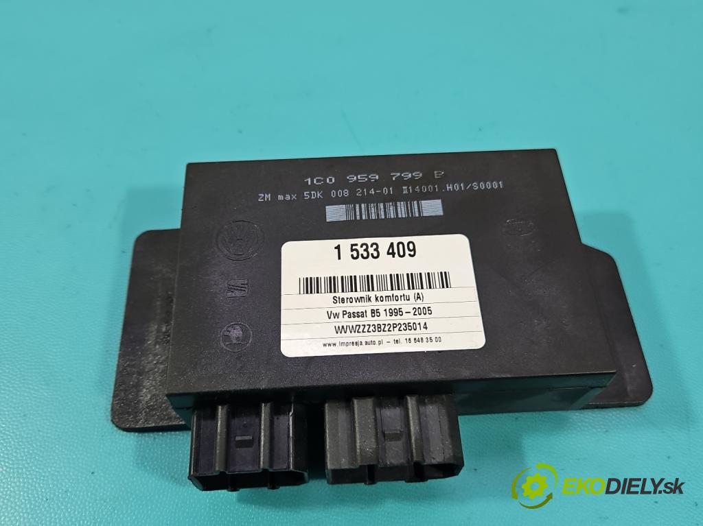Vw Passat B5 1995-2005 1.9 TDI 101 hp automatic 74 kW 1896 cm3 5- řídící jednotka komfortu 1C0959799B