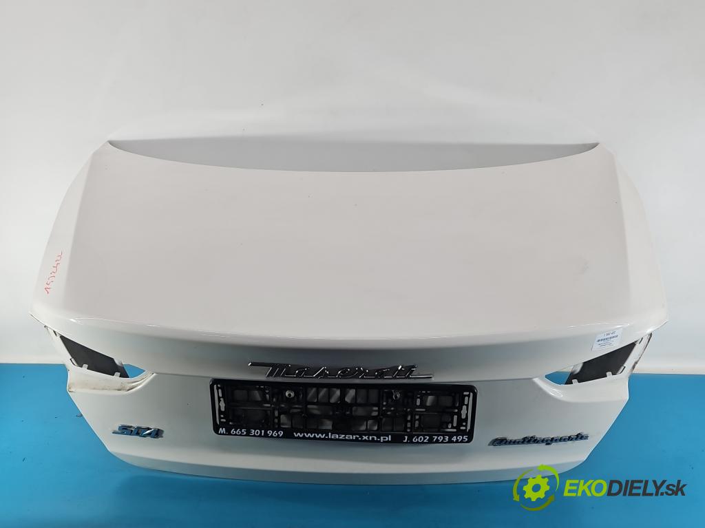 Maserati Quattroporte VI 13- 3.0 V6 automatic 301 kW 2979 cm3 4- zadní kufrové dveře  (Zadní kapota (kufr))