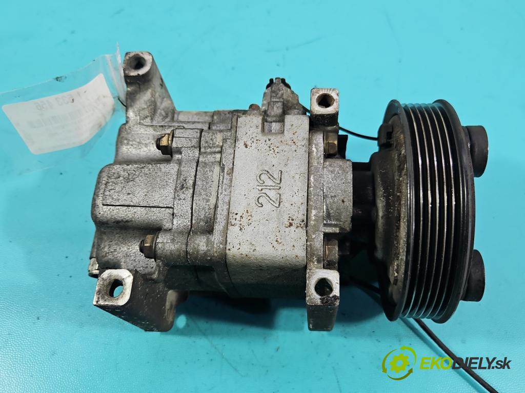 Mazda 3 I BK 2003-2009 1.3b: 84KM manual 62 kW 1349 cm3 5- Kompresor: klimatizácie H12A1AG4DY (Kompresor klimatizácie)