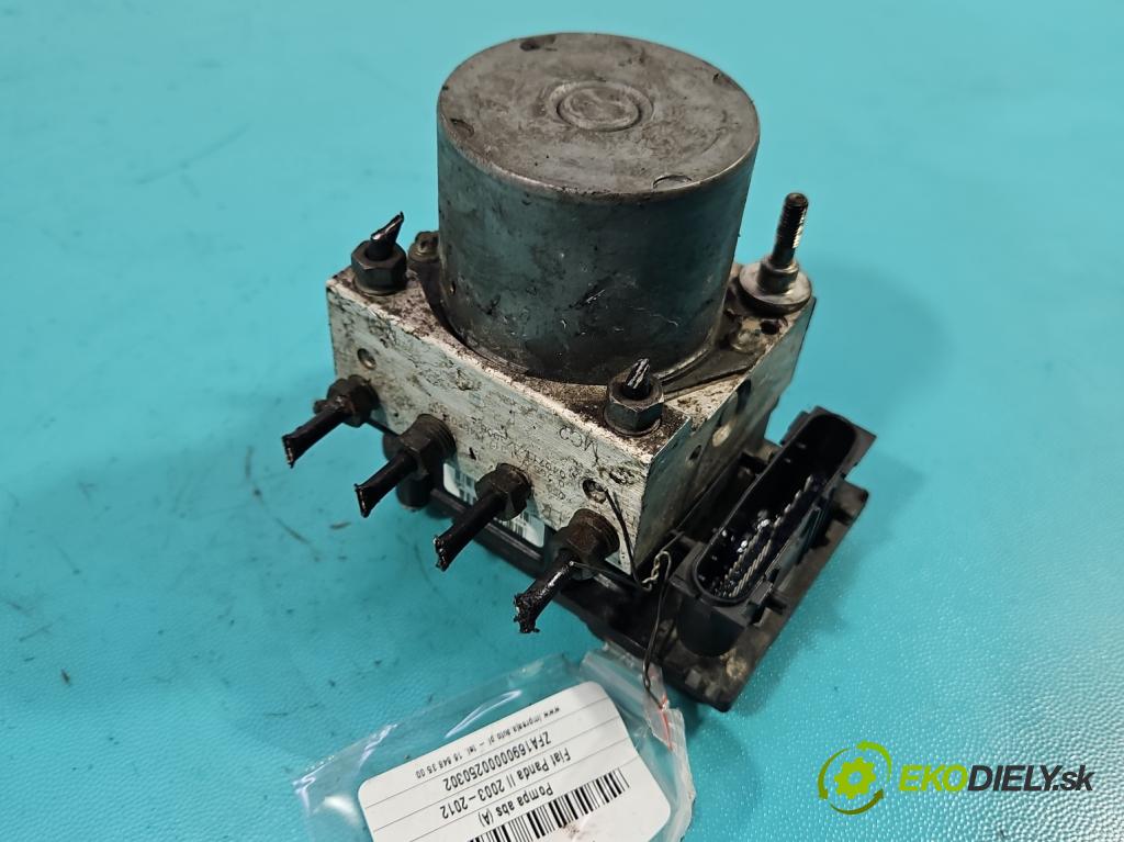Fiat Panda II 2003-2012 1.2 60 hp manual 44 kW 1242 cm3 5- čerpadlo abs 0265800715 (Pumpa ABS)