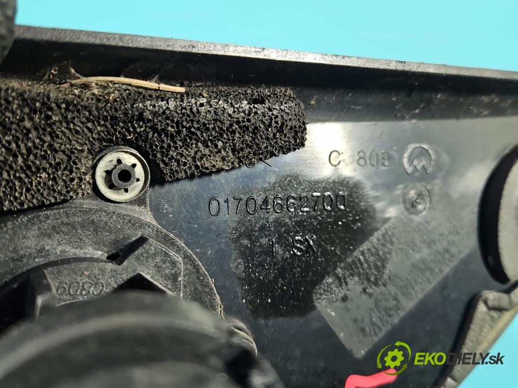 Fiat Panda II 2003-2012 1.2 60 hp manual 44 kW 1242 cm3 5- zpětné zrcátko levé  (Klika dveří ostatní)