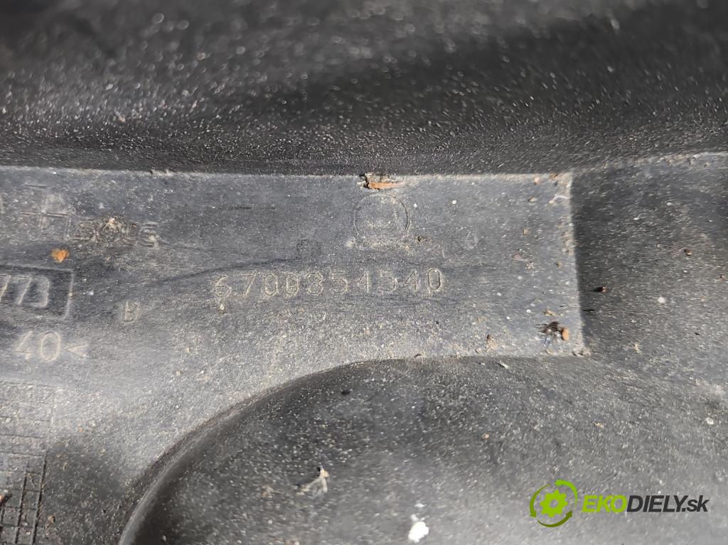 Maserati Quattroporte VI 13- 3.0 V6 automatic 301 kW 2979 cm3 4- obal filtra vzduchu 670030773 (Obal vzduchového filtra)