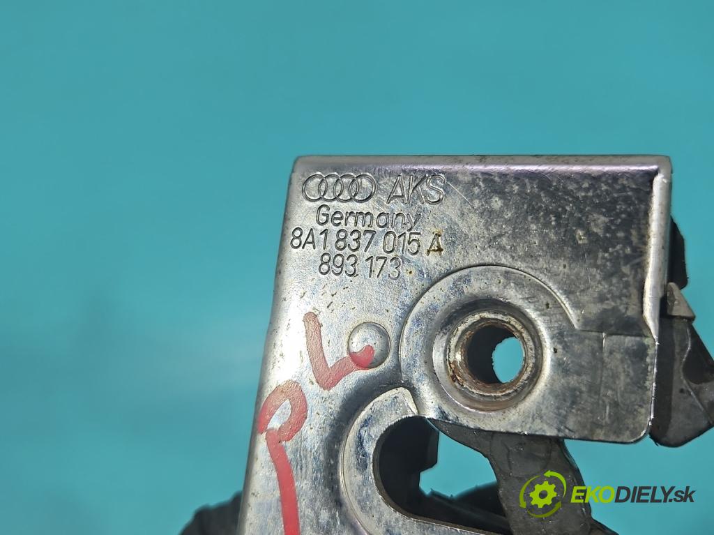Audi 80 B4 1991-1994 2.0 90 hp manual 66 kW 1985 cm3 5- zámek přední levý 8A1837015A