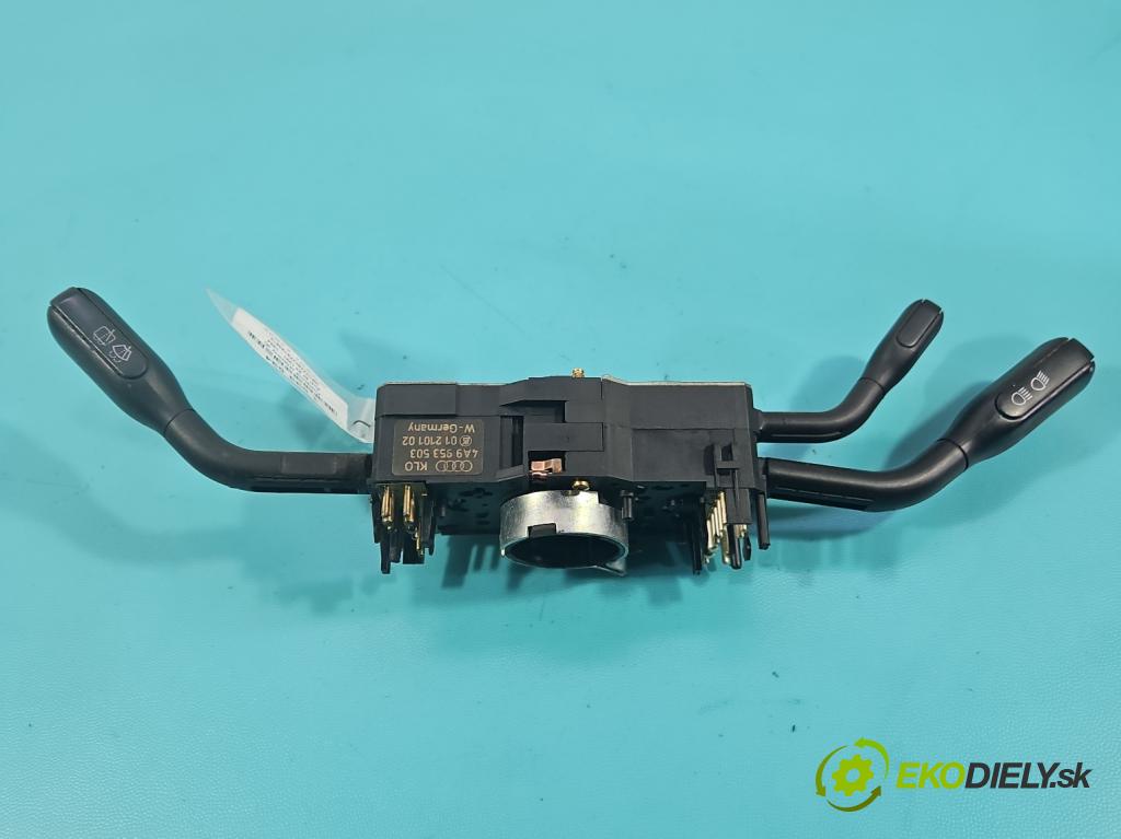 Audi 80 B4 1991-1994 2.0 90 HP manual 66 kW 1985 cm3 5- prepínač komplex: 4A9953503 (Prepínacie páčky pod volantom)