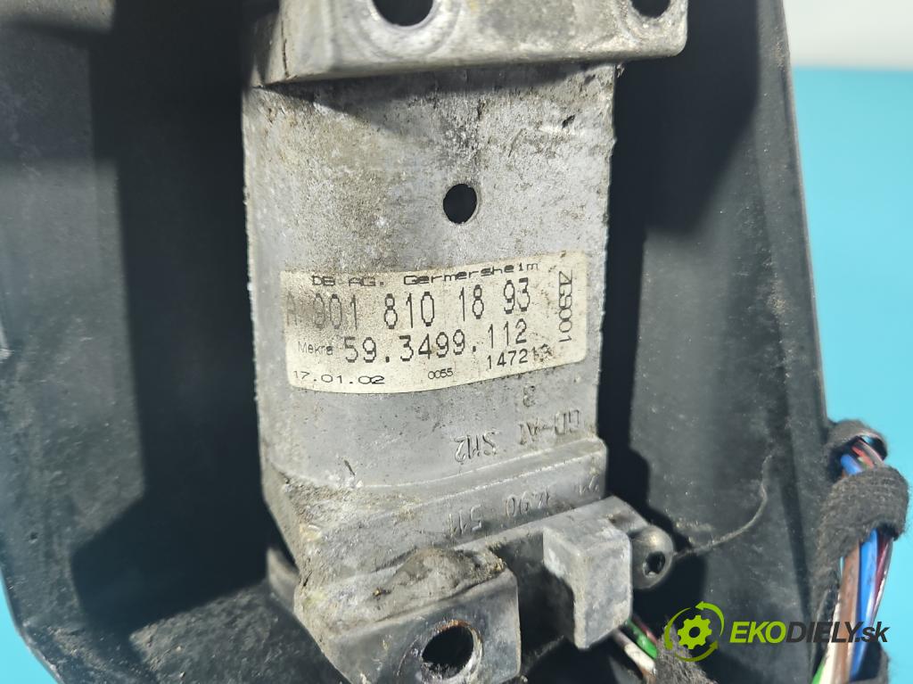 Mercedes Sprinter I 1995-2006 2.2 CDI 82 HP automatic 60 kW 2148 cm3 5- zrkadlo ľavé A9018101893 (Kľučka dverí ostatné)