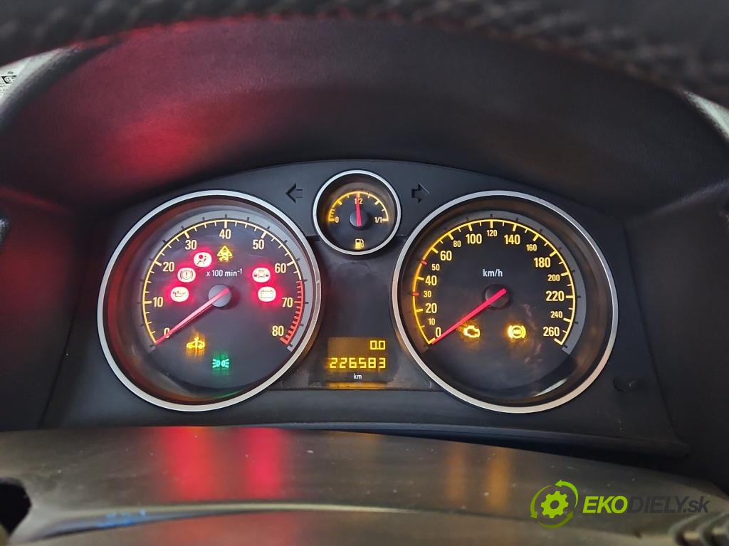 Opel Astra III 2004-2014 1.6 16v 105 HP manual 77 kW 1598 cm3 5- prístrojovka/ budíky 13225986 (Prístrojová doska)