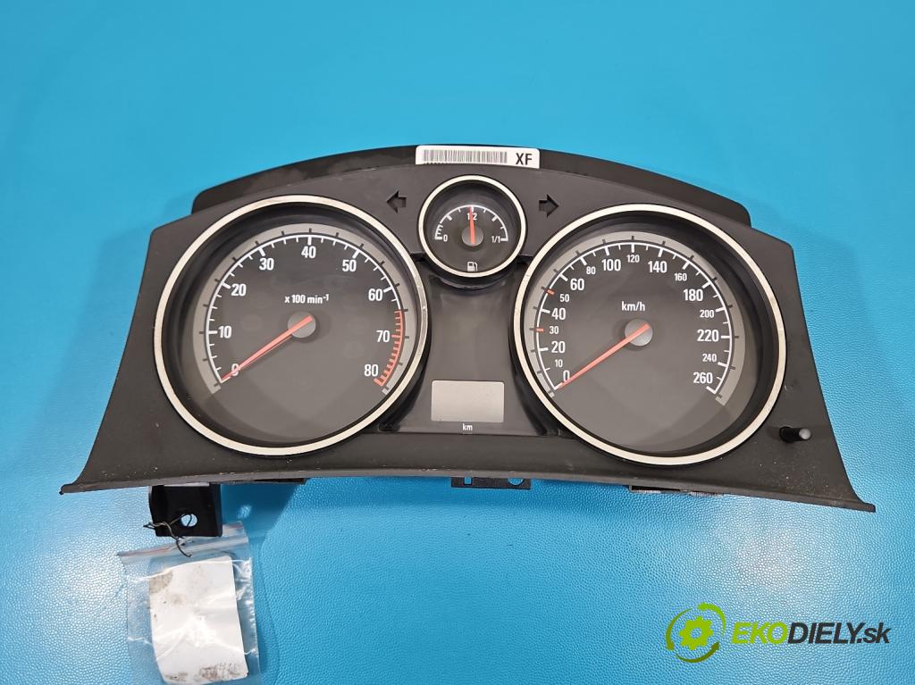 Opel Astra III 2004-2014 1.6 16v 105 HP manual 77 kW 1598 cm3 5- prístrojovka/ budíky 13225986 (Prístrojová doska)