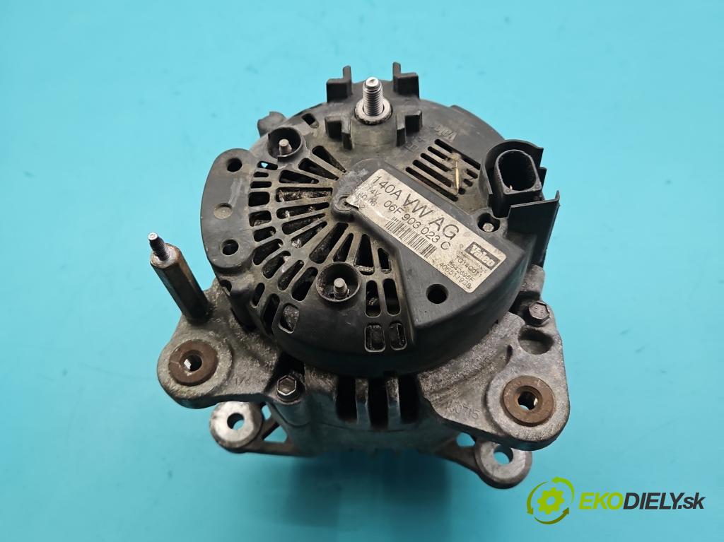 Vw Touran I 2003-2015 2.0 TDI 136 HP manual 100 kW 1968 cm3 5- Alternator 06F903023C (Alternátor)