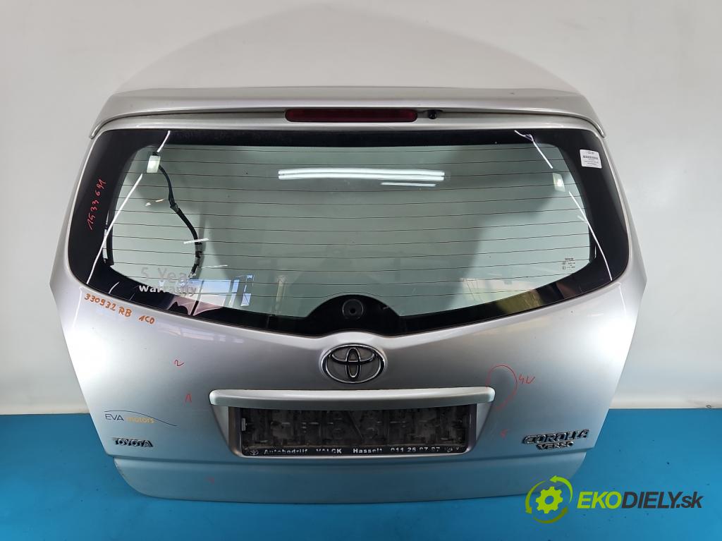 Toyota Corolla Verso II 2004-2009 2.0 D4D 116 hp manual 85 kW 1995 cm3 5- zadní kufrové dveře  (Zadní kapota (kufr))