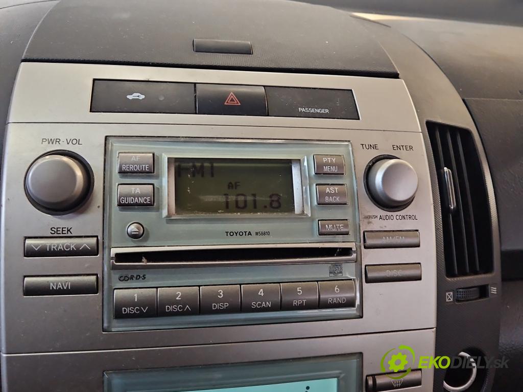 Toyota Corolla Verso II 2004-2009 2.0 D4D 116 HP manual 85 kW 1995 cm3 5- Radio originál 86120-0F010