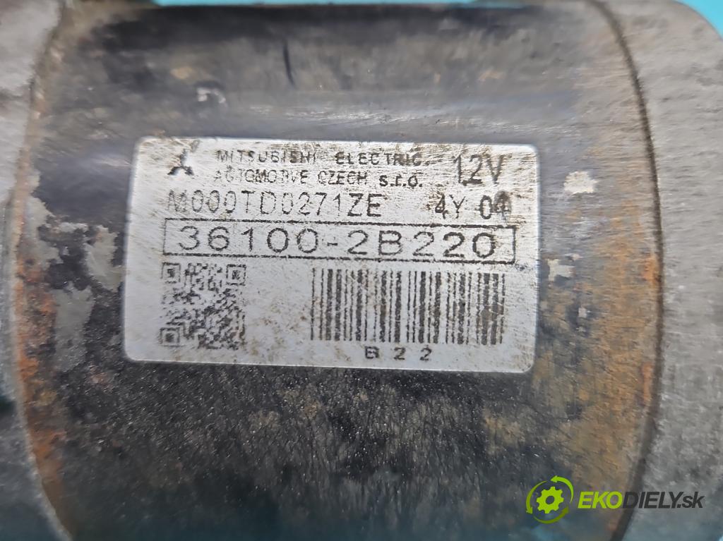 Kia Sportage III 2010-2015 1.6 GDI 135 HP manual 99 kW 1591 cm3 5- štartér 36100-2B220 (Štartér)