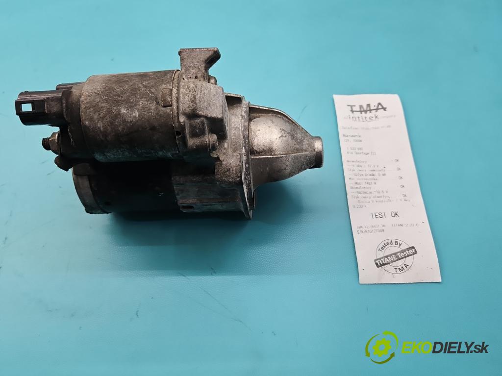 Kia Sportage III 2010-2015 1.6 GDI 135 HP manual 99 kW 1591 cm3 5- štartér 36100-2B220 (Štartér)