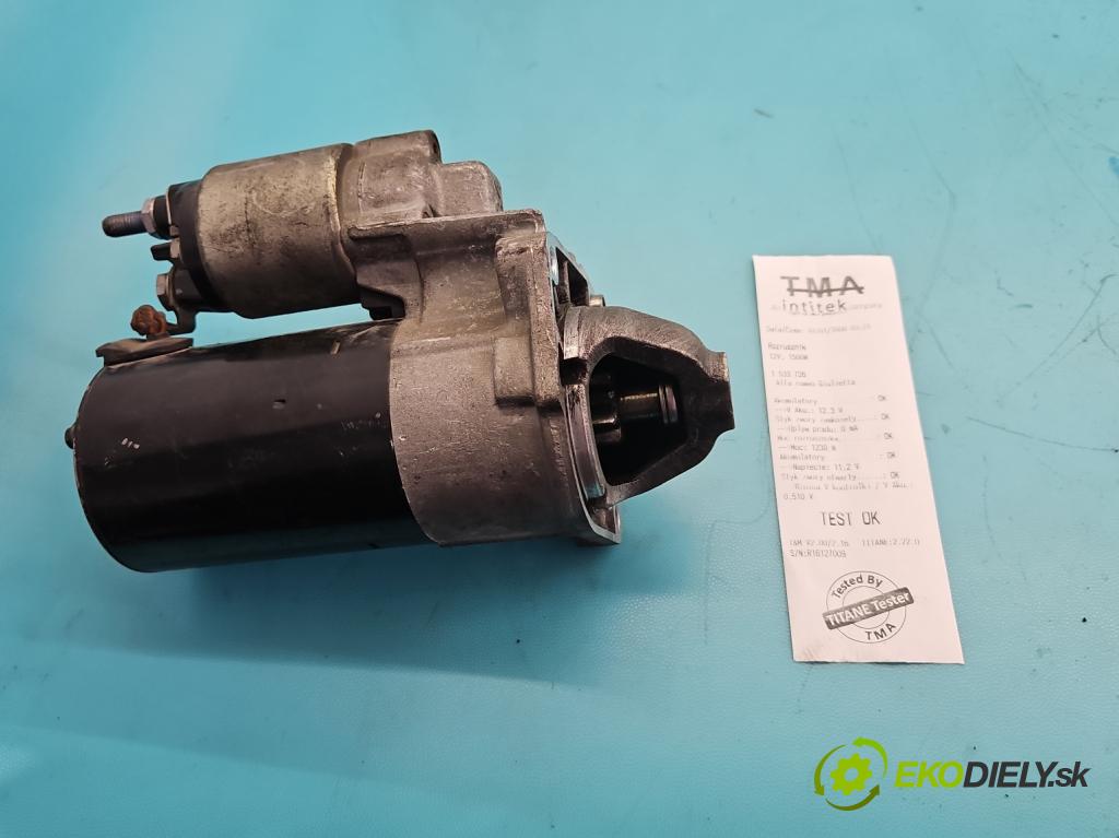 Alfa romeo Giulietta 1.4 T 170 HP manual 125 kW 1368 cm3 5- štartér 0001137002 (Štartér)