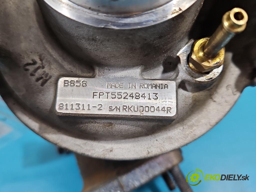 Alfa romeo Giulietta 1.4 T 170 hp manual 125 kW 1368 cm3 5- Turbodmychadlo 811311-2 (Kompletní turbodmychadlo)