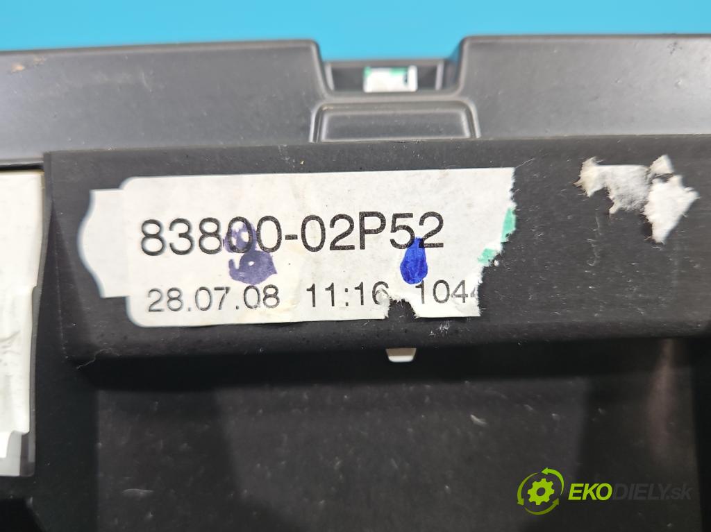 Toyota Corolla E15 2007-2014 1.6 vvti 124hp manual 91 kW 1598 cm3 4- prístrojovka/ budíky 83800-02P52 (Prístrojová doska)