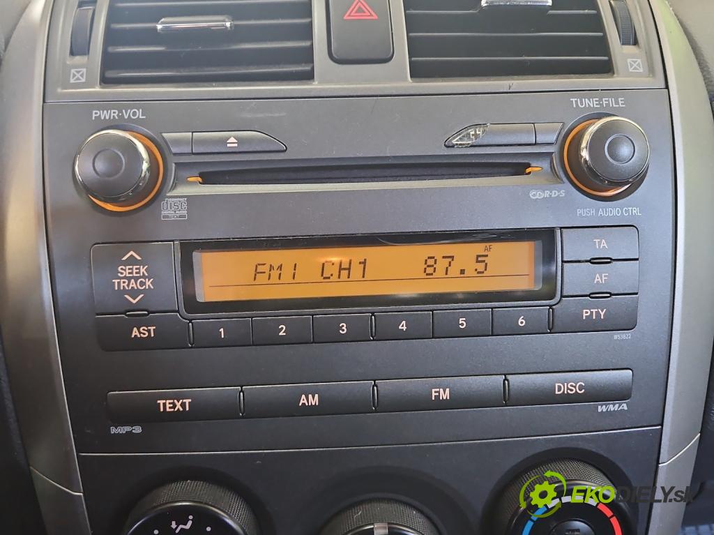 Toyota Corolla E15 2007-2014 1.6 vvti 124hp manual 91 kW 1598 cm3 4- Radio originál 86120-02690