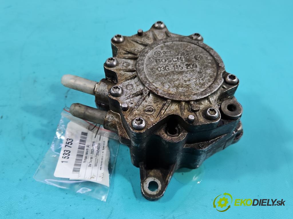 Vw Touran I 2003-2015 2.0 TDI AZV 136 HP manual 100 kW 1968 cm3 5- čerpadlo rotačný 03G145209C