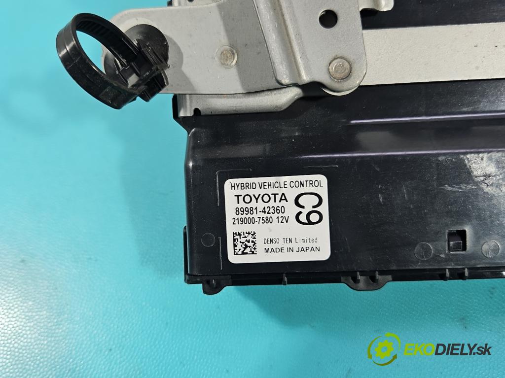 Toyota Rav4 V 2018- 2.5 hybrid 178KM automatic 131 kW 2487 cm3 5- řídící jednotka 89981-42360