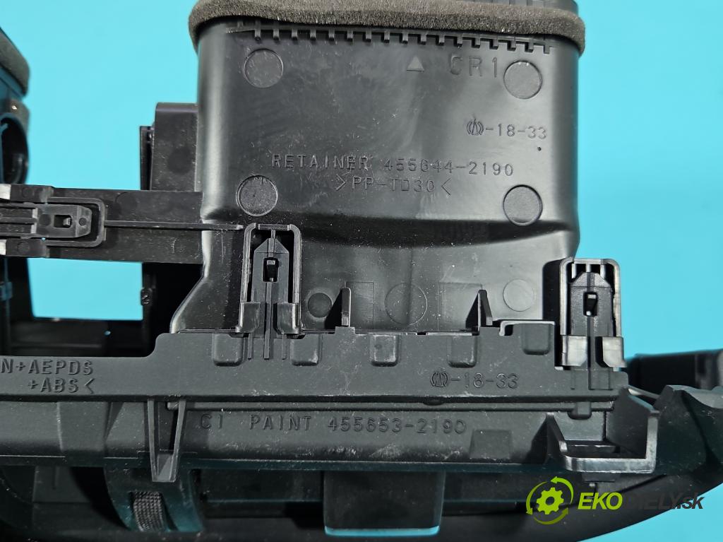 Toyota Rav4 V 2018- 2.5 hybrid 178HP: automatic 131 kW 2487 cm3 5- Mřížka: kúrenia stredová 455653-2191 (Mriežka kúrenia (fukár))