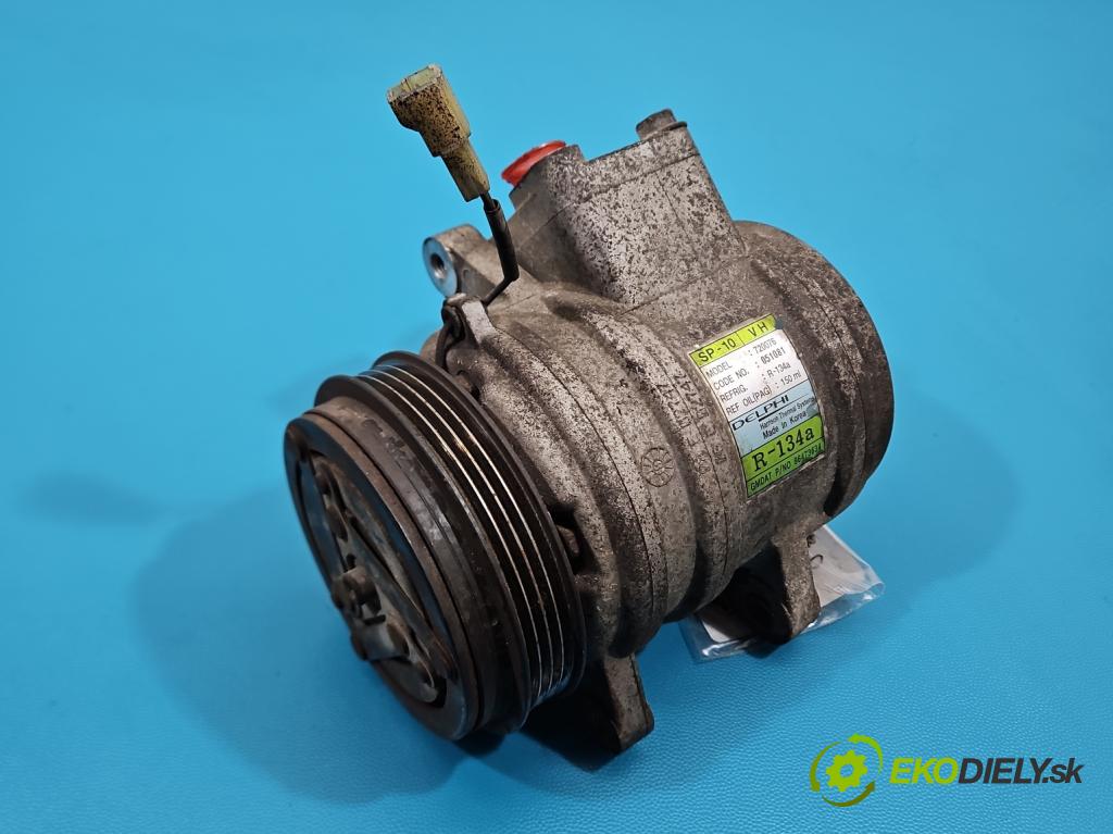 Chevrolet Aveo T250 2006-2011 1.2b 72 HP manual 53 kW 1150 cm3 4- Kompresor: klimatizácie 96473634 (Kompresor klimatizácie)