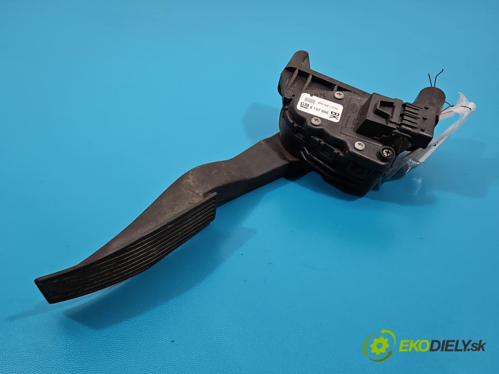 Opel Astra III 2004-2014 1.6 16v 105 HP manual 77 kW 1598 cm3 5- pedal plyn potenciometr: 9157998