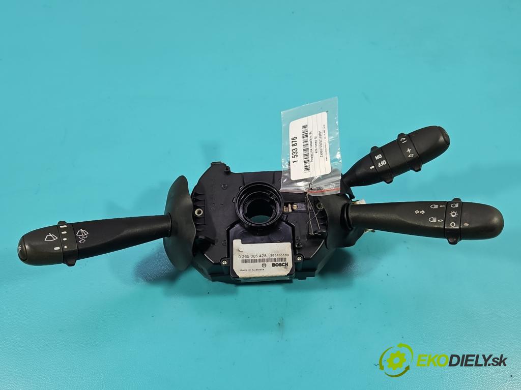 Alfa romeo Gt 2.0 16V 166 HP manual 122 kW 1970 cm3 3- prepínač komplex: 0265005428 (Prepínacie páčky pod volantom)