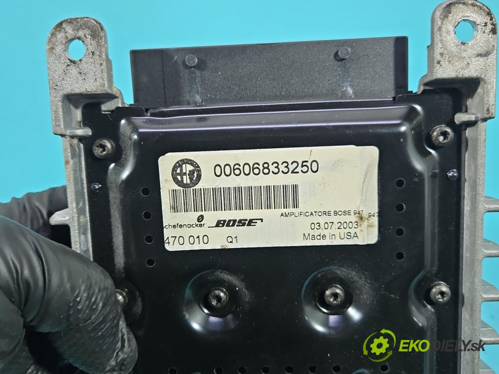 Alfa romeo Gt 2.0 16V 166 HP manual 122 kW 1970 cm3 3- Zesilovač: 606833250 (Zosilňovač)