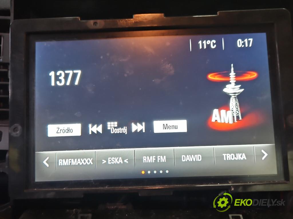 Opel Astra V  2015-2022 1.6 cdti 110 HP manual 81 kW 1598 cm3 5- Zobrazit: 42342511 (Prístrojová doska)