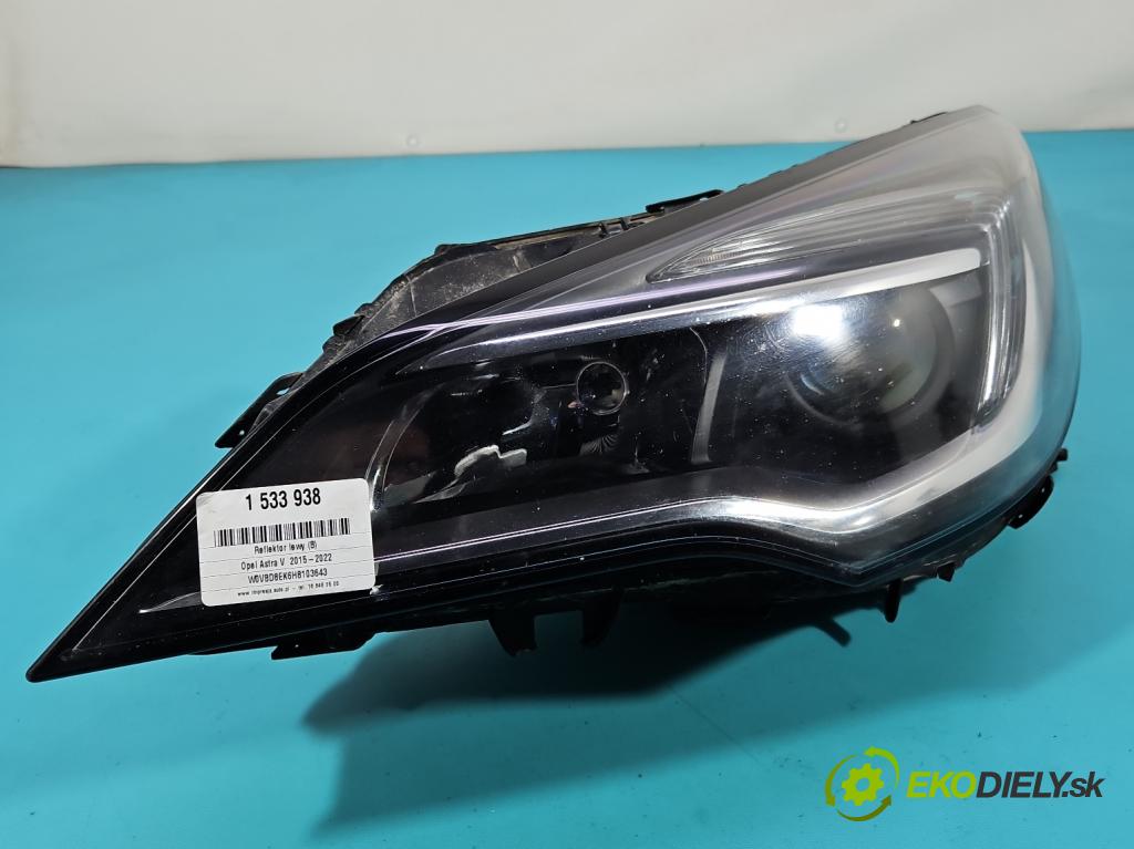 Opel Astra V  2015-2022 1.6 cdti 110 HP manual 81 kW 1598 cm3 5- Reflektor: ľavý 7960300002 (Kľučka dverí ostatné)
