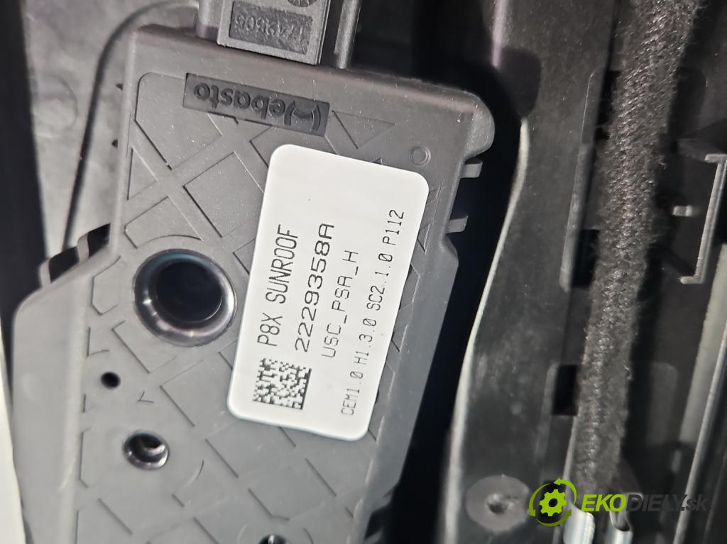 Peugeot 3008 II 2016-2023 1.6 T 300 hp automatic 221 kW 1598 cm3 5- Střešní okno: 98342333ZD (Sklo karoserie)