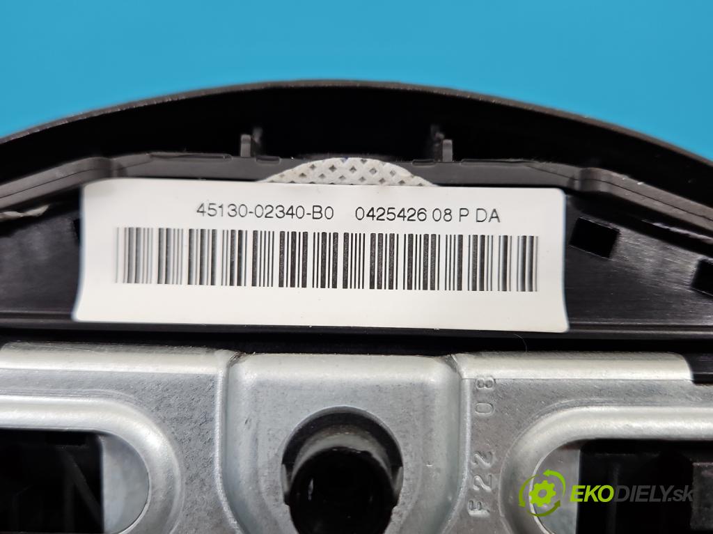 Toyota Corolla E15 2007-2014 1.6 vvti 124hp manual 91 kW 1598 cm3 4- airbag vzduch: Řidiči: 45130-02340-B0 (Airbag)