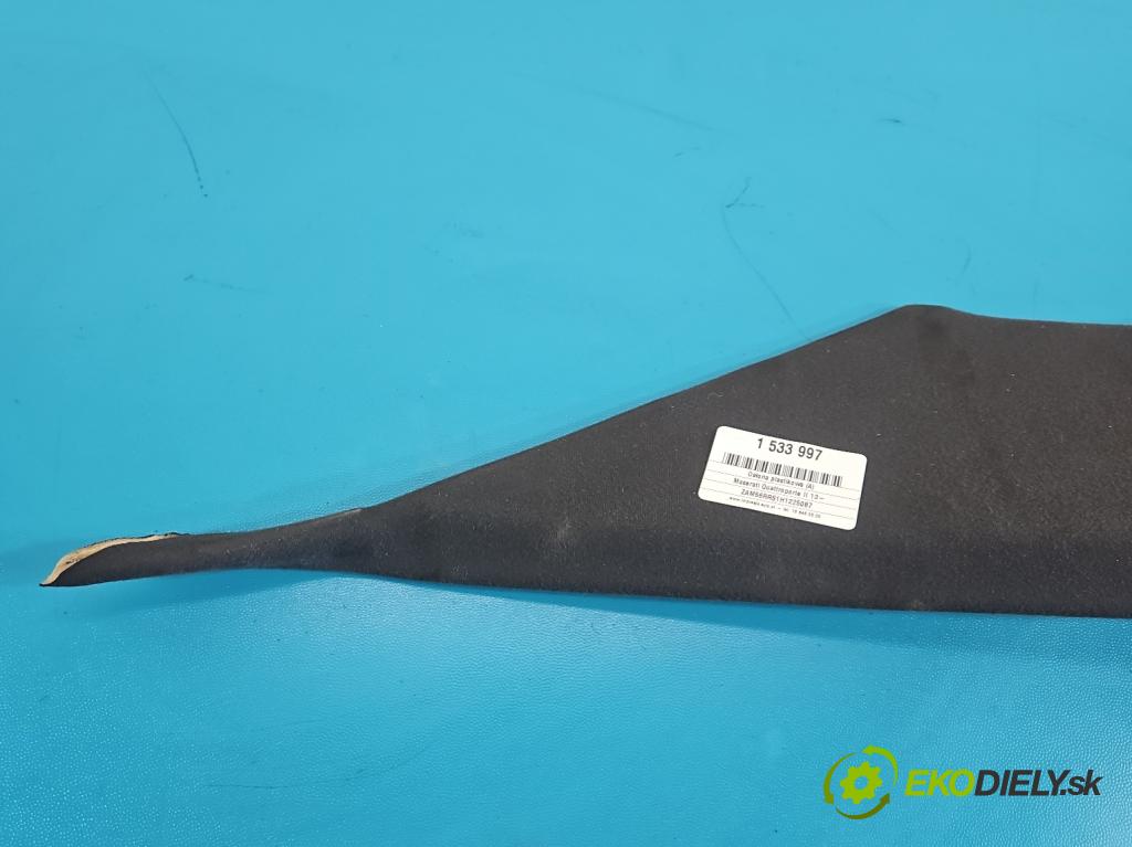 Maserati Quattroporte VI 13- 3.0 V6 automatic 301 kW 2979 cm3 4- kryt plast 670010709