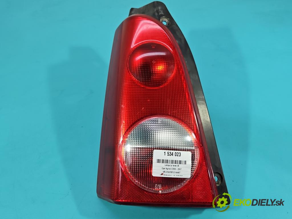 Opel Agila A 2000-2007 1.2 16V 75 hp manual 55 kW 1199 cm3 5- světlo zadní levé  (Klika dveří ostatní)