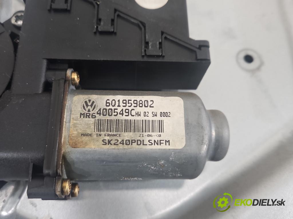 Skoda Fabia I 1999-2007 1.4 mpi 68 HP manual 50 kW 1397 cm3 5- mechanizmus okna predné pravý 6Q1959802