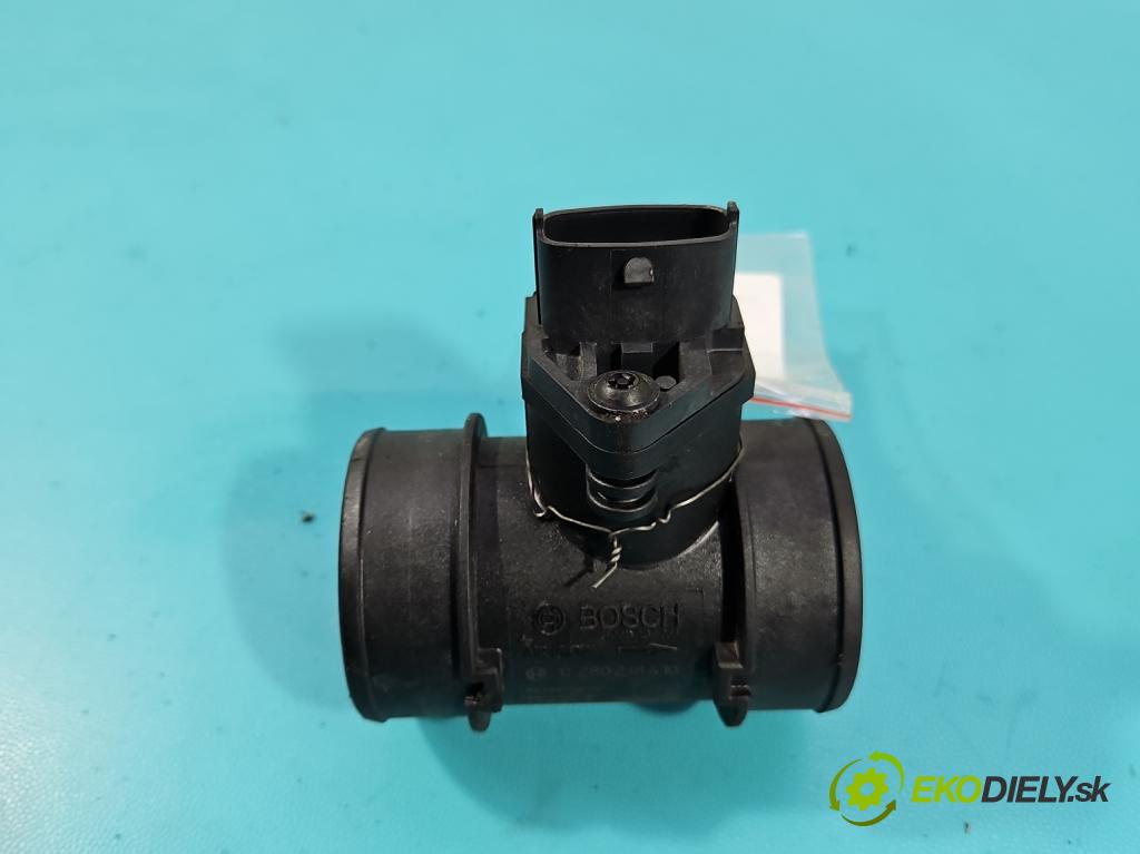 Opel Agila A 2000-2007 1.2 16V 75 HP manual 55 kW 1199 cm3 5- průtokoměr: 0280218410 (Váha vzduchu)