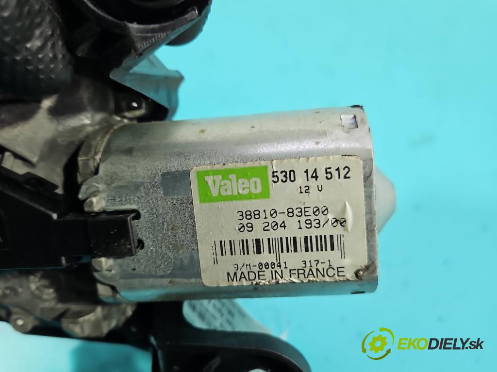 Opel Agila A 2000-2007 1.2 16V 75 HP manual 55 kW 1199 cm3 5- motor stieračov zadné 38810-83E00