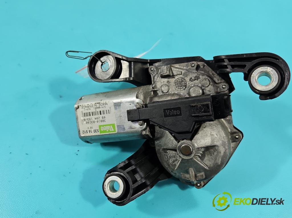 Opel Agila A 2000-2007 1.2 16V 75 HP manual 55 kW 1199 cm3 5- motor stieračov zadné 38810-83E00