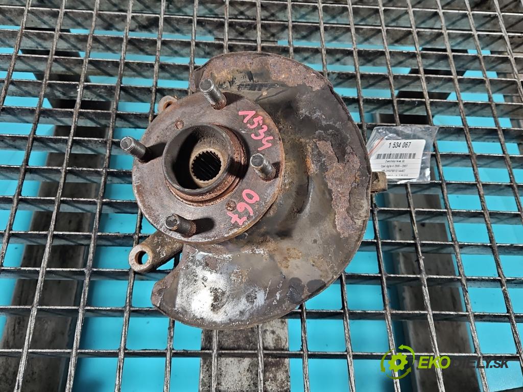 Opel Agila A 2000-2007 1.2 16V 75 HP manual 55 kW 1199 cm3 5- náboj ľavé  (Náboj kolesa)