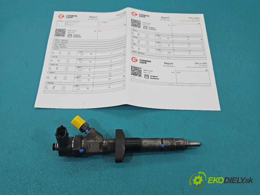 Renault Master II 1998-2010 2.5 dci 99 HP manual 73 kW 2463 cm3 5- vstrek 0445110141 (Vstrekovač paliva)