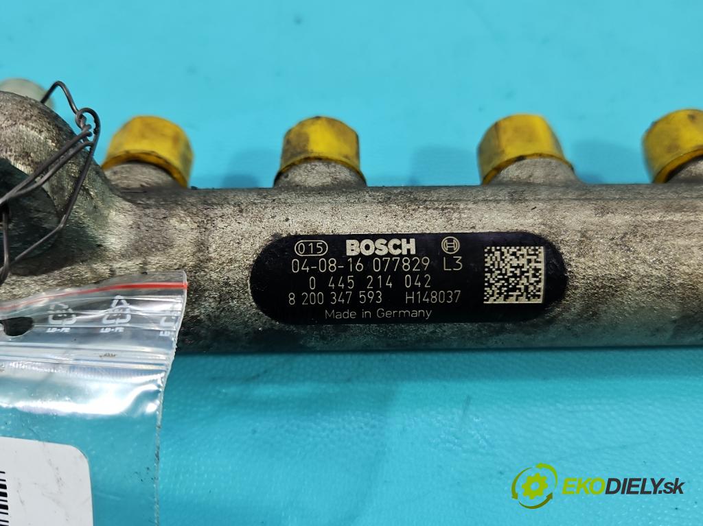 Renault Master II 1998-2010 2.5 dci 99 hp manual 73 kW 2463 cm3 5- lišta vstřikovací 0445214042 (Vstřikovací lišta)