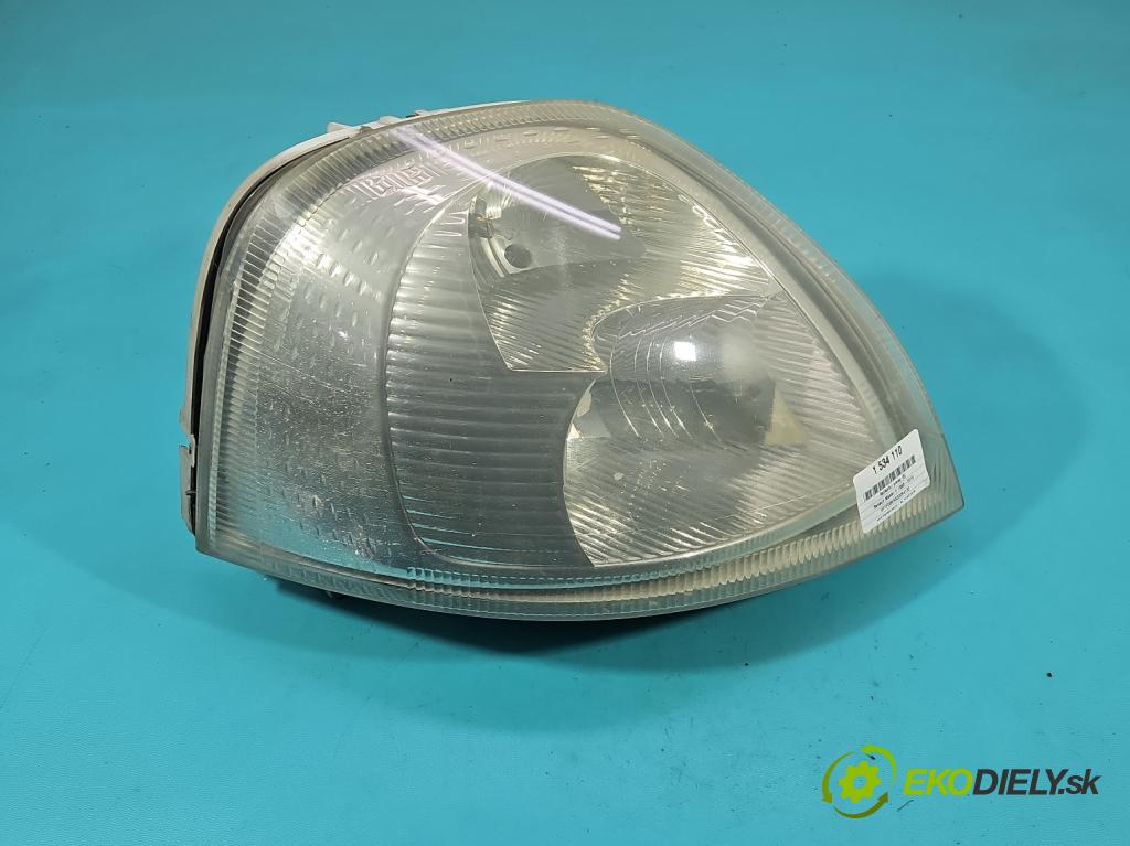 Renault Master II 1998-2010 2.5 dci 99 HP manual 73 kW 2463 cm3 5- Reflektor: pravý 8200163521 (Svetlo predné pravé)