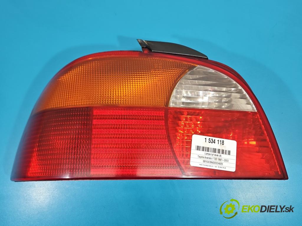 Toyota Avensis I T22 1997-2003 2.0 td 90 HP manual 66 kW 1975 cm3 4- svetlo / reflektor zadné ľavé  (Kľučka dverí ostatné)