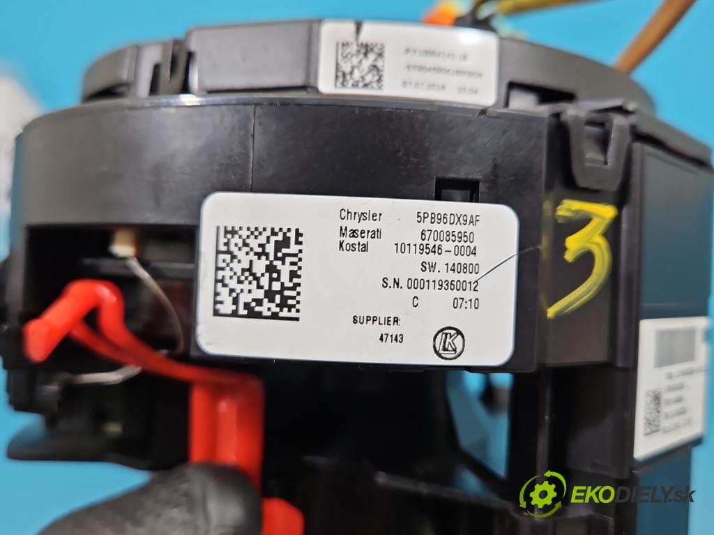 Maserati Quattroporte VI 13- 3.0 V6 automatic 301 kW 2979 cm3 4- prepínač komplex: 670085950 (Prepínacie páčky pod volantom)