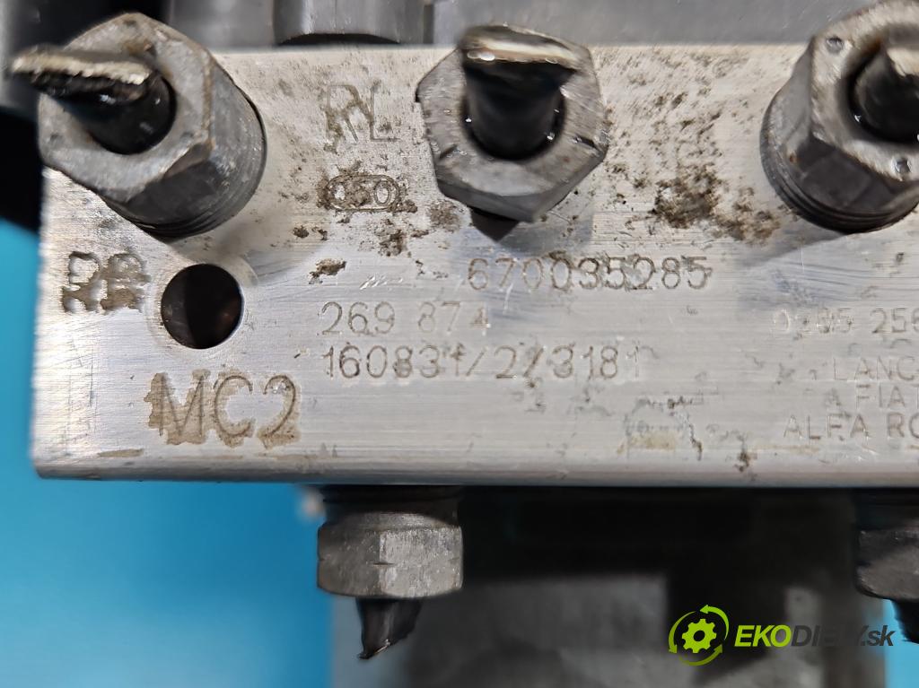 Maserati Quattroporte VI 13- 3.0 V6 automatic 301 kW 2979 cm3 4- čerpadlo abs 0265956481 (Pumpa ABS)