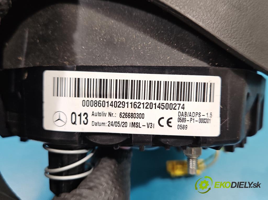 Mercedes Vito W447 2014- 1.75 cdi 102 HP manual 75 kW 1750 cm3 5- airbag vzduch: Řidiči: 626680300 (Airbag)