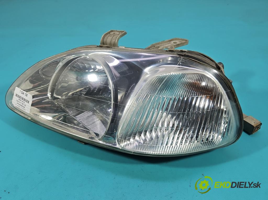 Honda Civic VI 1995-2001 1.4 16V 90 HP manual 66 kW 1396 cm3 3- Reflektor: ľavý  (Kľučka dverí ostatné)